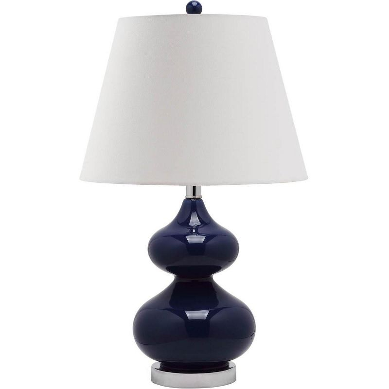 Eva Double Gourd Table Lamp (Set of 2) - 24 Inch Height - LIT4086 - Navy - Safavieh