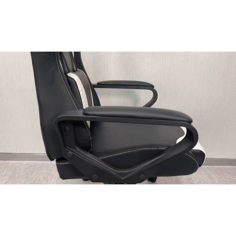 FDW Office Chair Gaming Chair Desk Chair Executive Chair with Lumbar Support Adjustable Stool Swivel Rolling Computer Chair,Pink