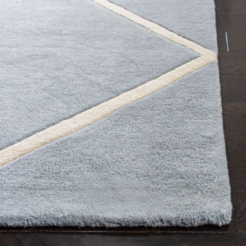 Chatham CHT720 Tufted Indoor Area Rug - Grey/Ivory - 6'x9' - Safavieh