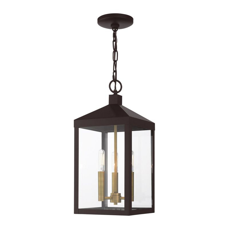 Livex Lighting Nyack 3 - Light Pendant in  Bronze