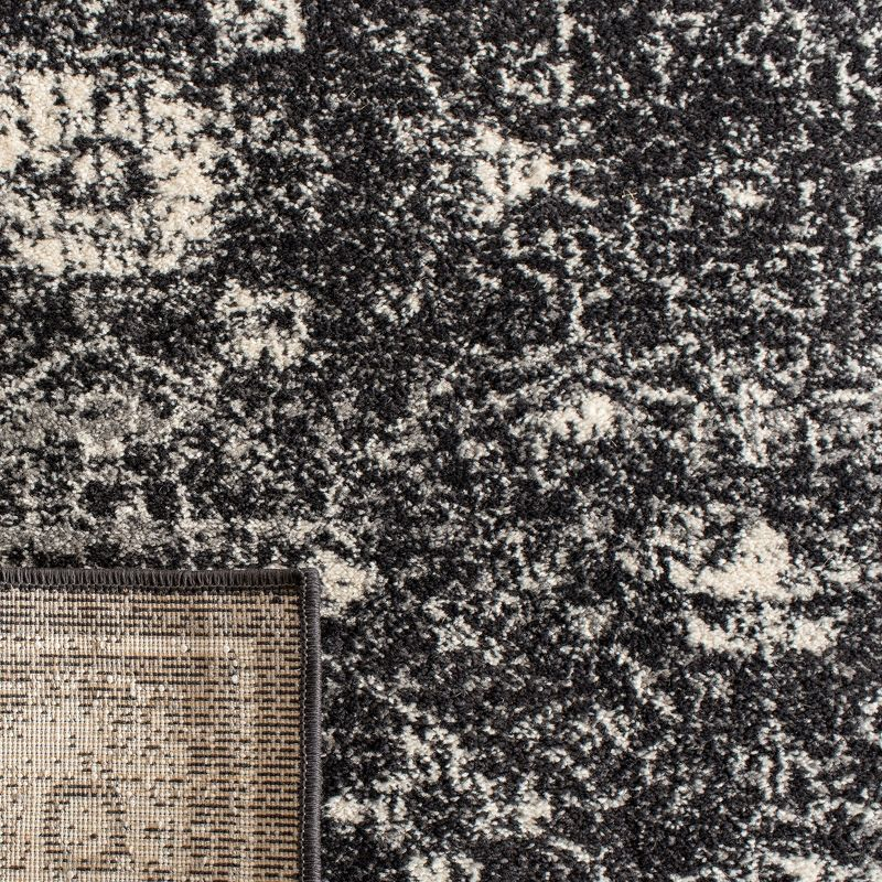 Evoke EVK270 Power Loomed Area Rug Charcoal / Ivory 5'-3" X 7'-6" - Safavieh.