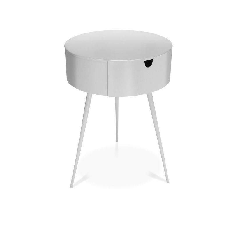 Meridian Furniture,Bali White Nightstand