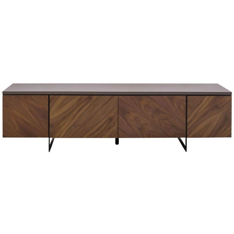 Archie Chevron TV Stand - SFV8716 - Walnut - Safavieh Couture