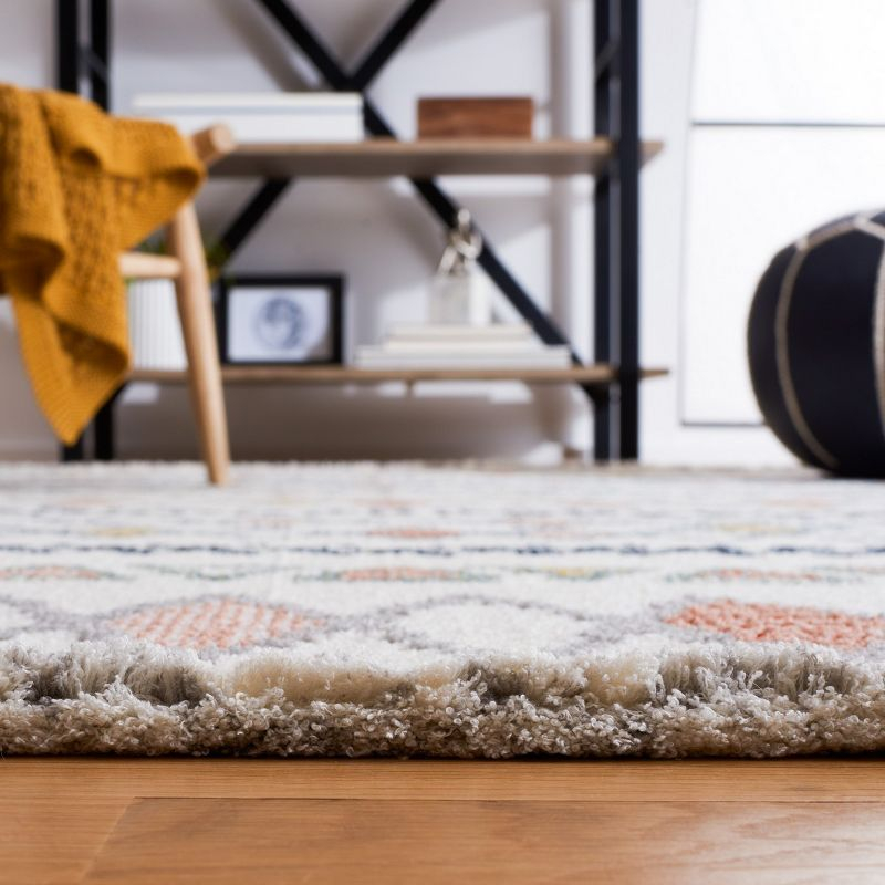 Marrakesh MRK610 Power Loomed Area Rug - Ivory/Multi - 6'7"x6'7" - Safavieh.