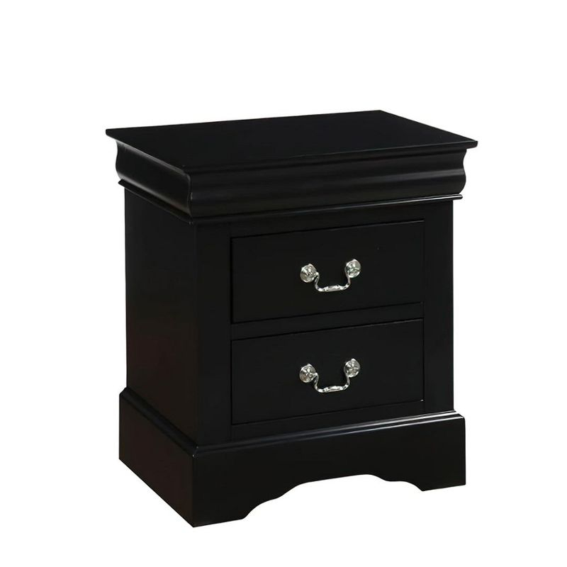 Acme Furniture Louis Philippe III Nightstand Black