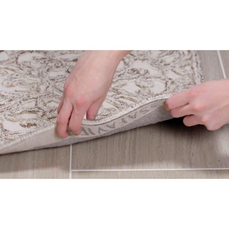 Trace TRC103 Hand Tufted Indoor Accent Rug - Blue/Ivory - 2'3"x4' - Safavieh.