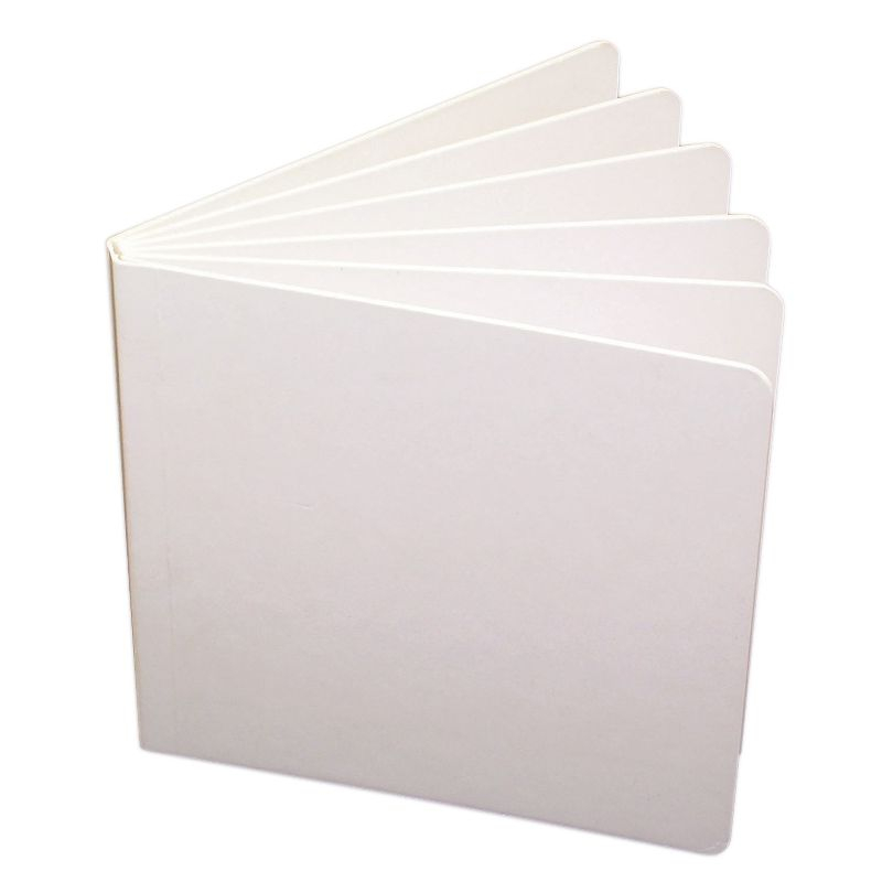 Ashley Productions® Blank Chunky Board Book, 5" x 5", White, Pack of 6