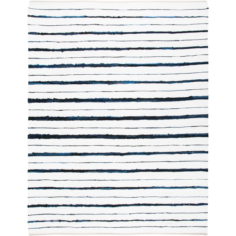 Montauk MTK623 Hand Woven Area Rug - Navy/Ivory - 5'x8' - Safavieh.