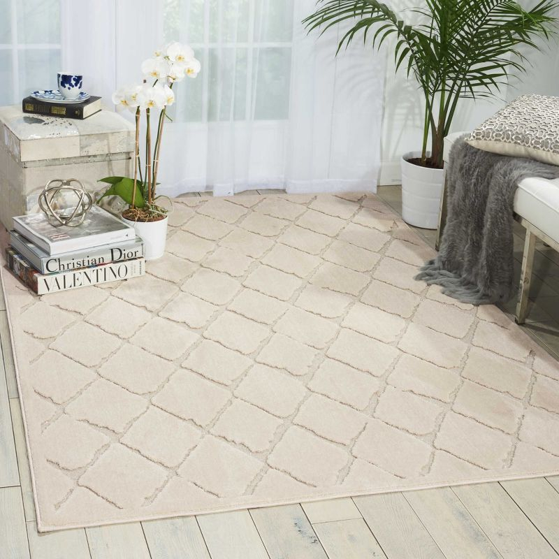Collette Geometric Ivory Area Rug