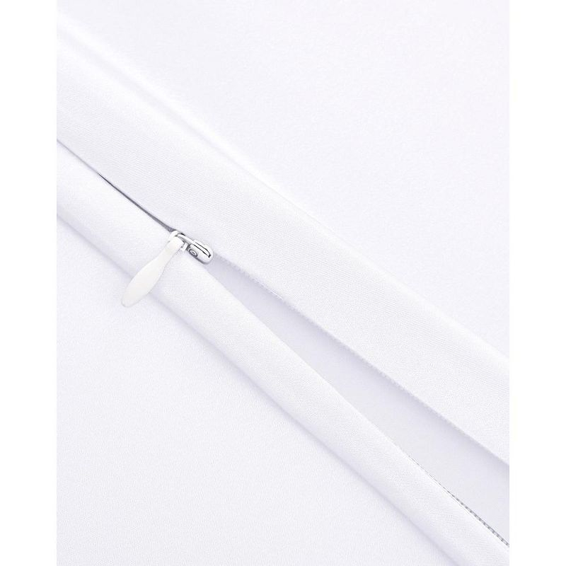 Mommesilk 22 Momme Silk Pillowcases Zippered - White, Standard