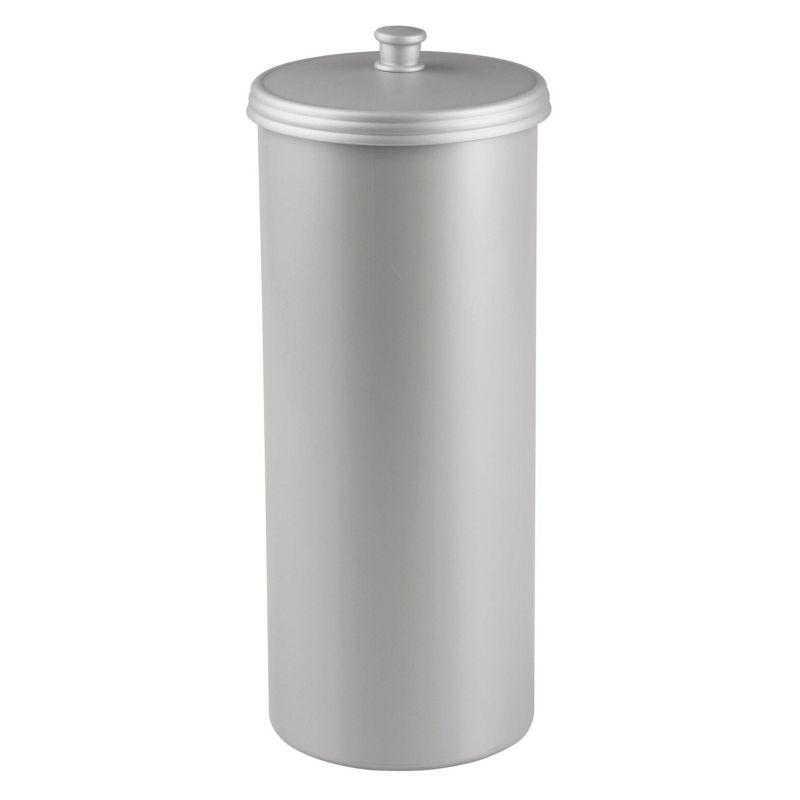iDesign Plastic Toilet Tissue Holder Stand, The Kent Collection - Hold 3 Rolls of Toilet Paper, 6.5" x 15.5"