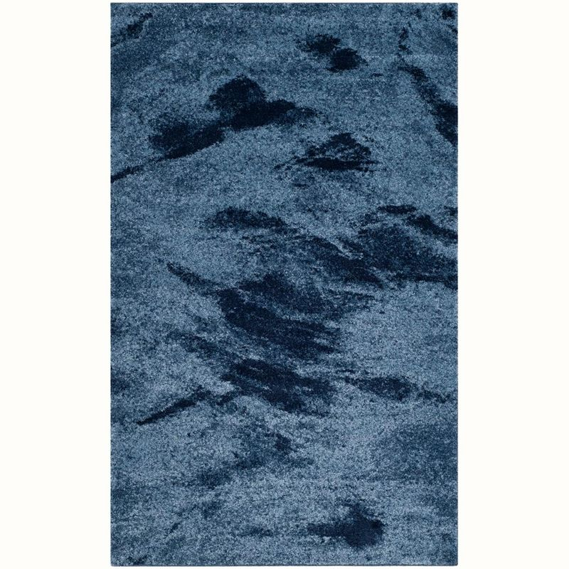 Retro RET2891 Power Loomed Indoor Area Rug - Light Blue/Blue - 5'3"x8' - Safavieh.