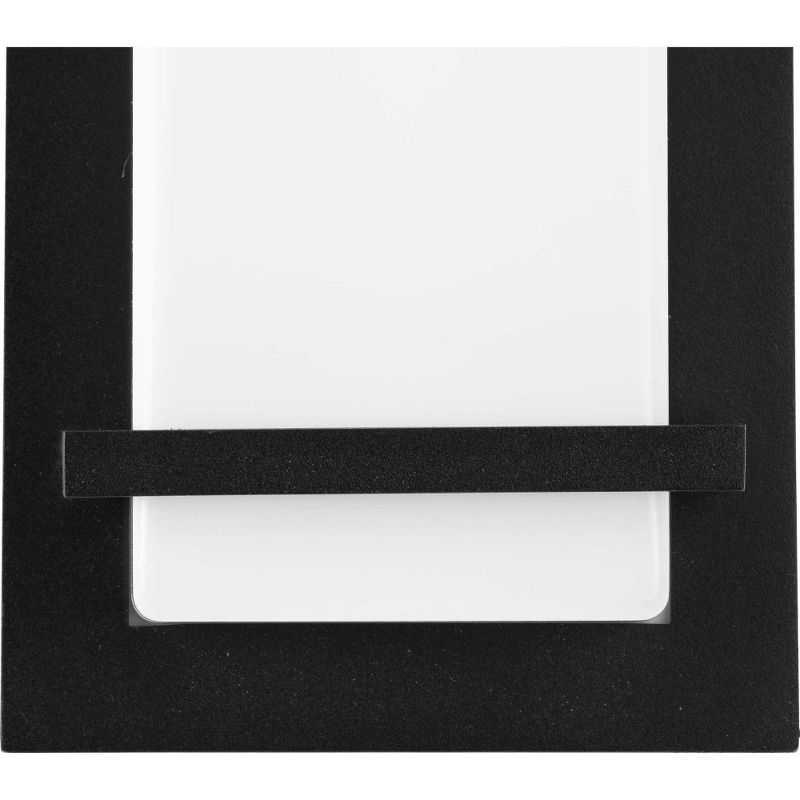 Progress Lighting Z-1080 LED Outdoor Sconce, 1 Light, Wall Light, Metallic Gray, Acrylic Shade