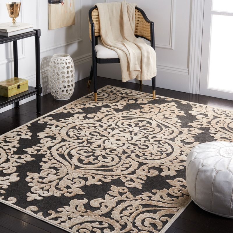Paradise PAR390 Power Loomed Area Rug - Stone - 7'6"x10'6" - Safavieh.