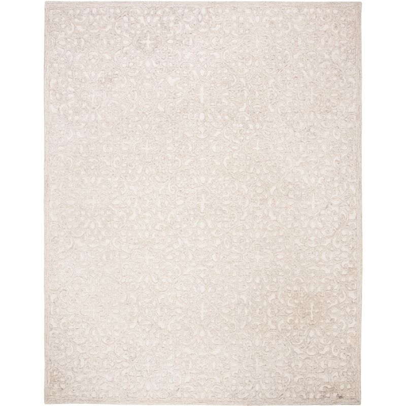 Trace TRC103 Hand Tufted Area Rug - Camel/Ivory - 8'9"x11'9" - Safavieh.