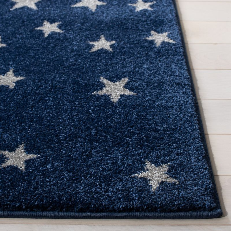 Carousel Kids CRK135 Power Loomed Area Rug - Navy/Grey - 5'3"x7'6" - Safavieh.