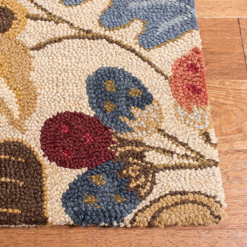 Jardin JAR952 Hand Tufted Area Rug - Beige/Multi - 6'x6' - Safavieh.