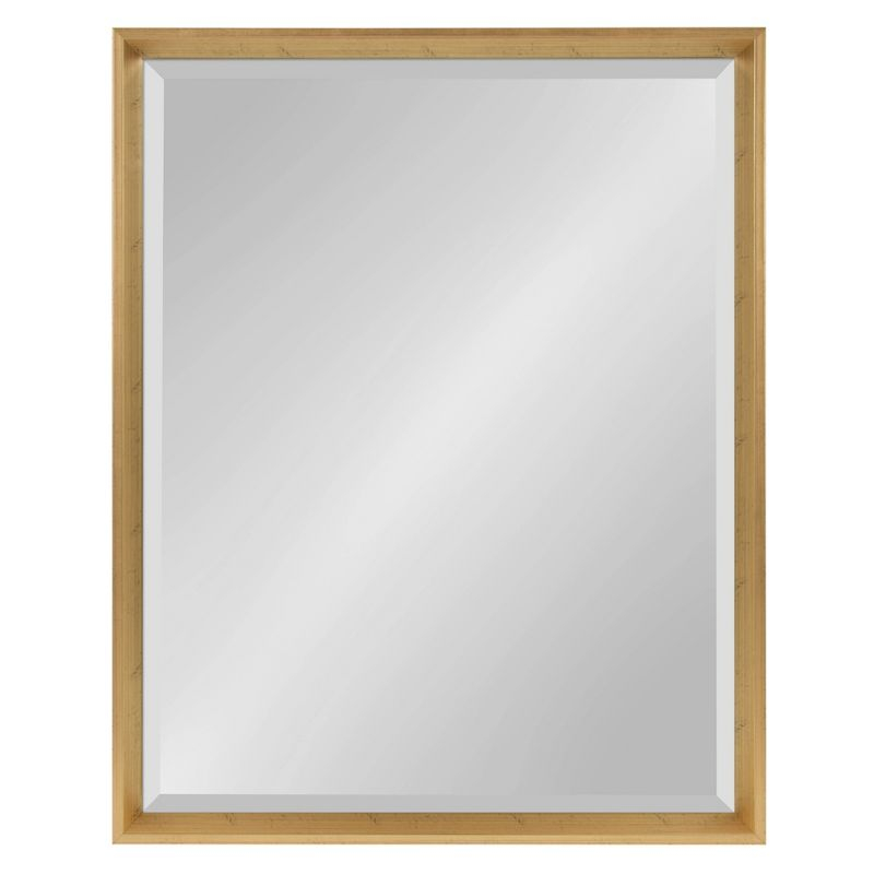 24" x 30" Calter Framed Wall Mirror Gold - Kate and Laurel