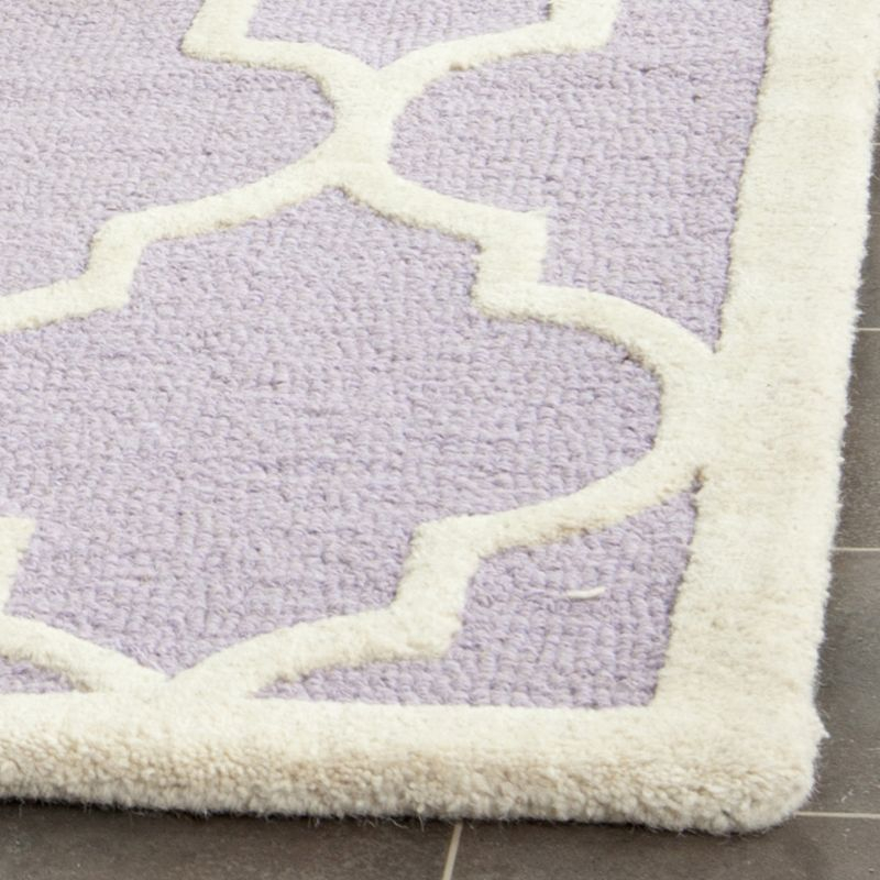 Cambridge CAM134 Tufted Indoor Area Rug - Lavander/Ivory - 5'x8' - Safavieh