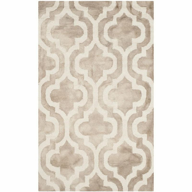 Dip Dye DDY537 Hand Tufted Indoor Accent Rug - Beige/Ivory - 3'x5' - Safavieh