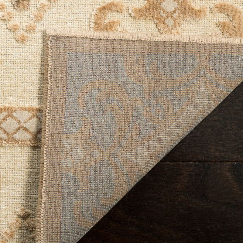 Martha Stewart Collection - MSR7430 - Indoor Power Loomed Accent Rugs - Caramel/Cream - 3'3"x5'3"