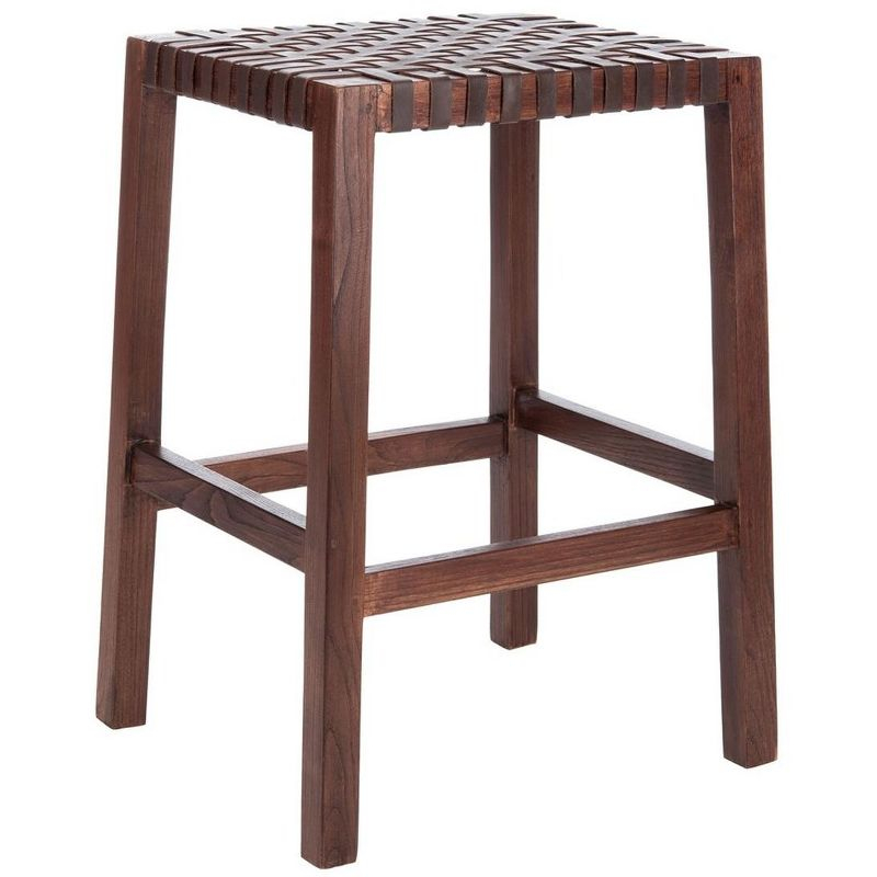 Capri Counter Stool - BST1009 - Brown/Brown - Safavieh
