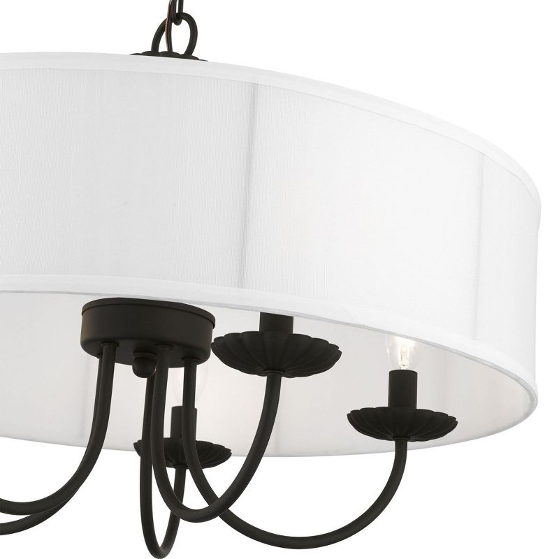 Livex Lighting Brookdale 5 - Light Pendant in  Black