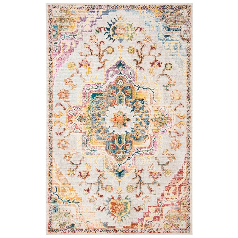 Crystal CRS501 Loomed Indoor Accent Rug - Light Blue/Grey - 3'x5' - Safavieh