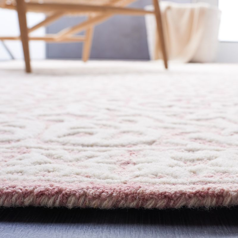 Metro MET857 Hand Tufted Indoor Area Rug - Pink/Ivory - 8'x10' - Safavieh