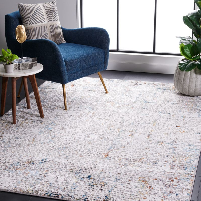 Amelia ALA254 Power Loomed Area Rug - Gray/Light Gray - 5'5"x7'7" - Safavieh.