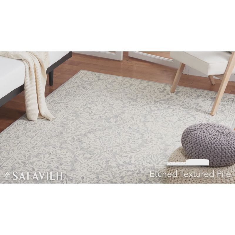 Metro MET864 Hand Tufted Indoor Accent Rug - Pink/Ivory - 3'x5' - Safavieh