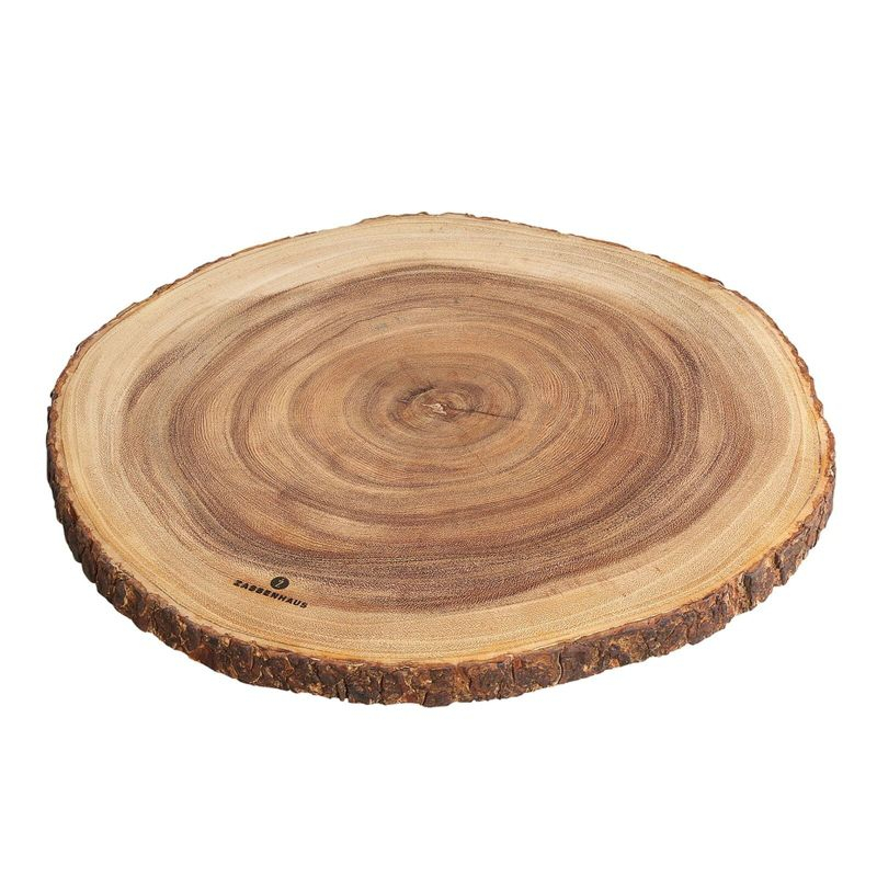 Zassenhaus Wood Serving Board, Acacia , round, 18"