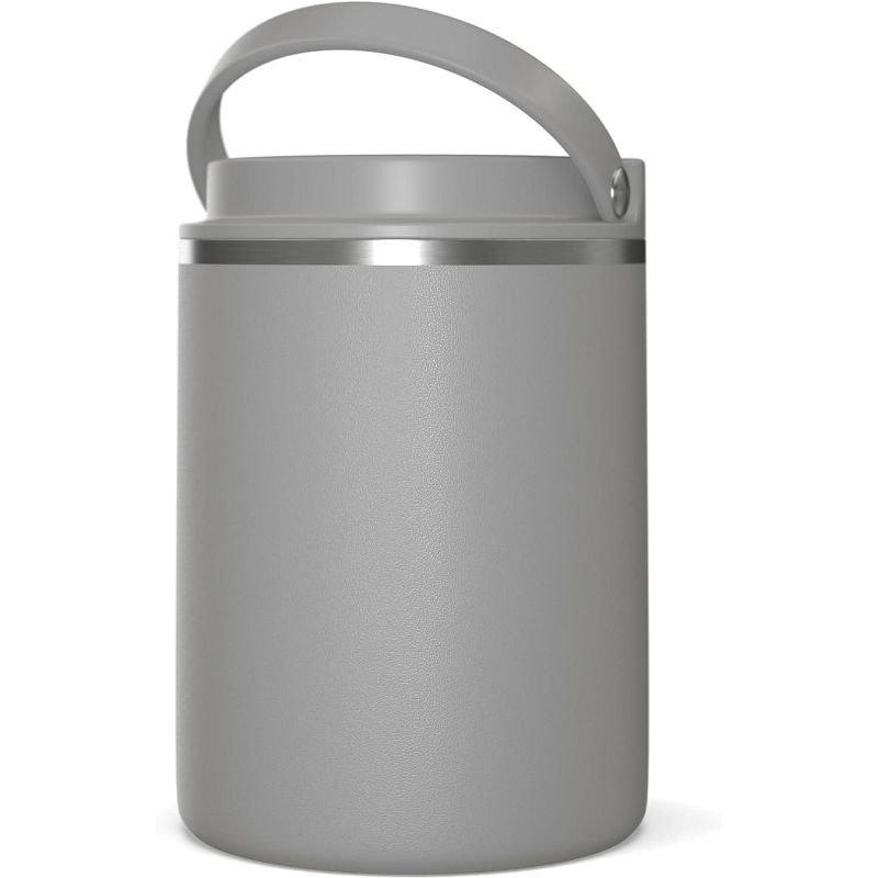 Hydrapeak 32 Oz Stainless Steel Vacuum Insulated Wide Mouth Leak-proof Thermos Food Jar For Hot And Cold, 10 Hours Hot 16 Hours Cold (Gray)