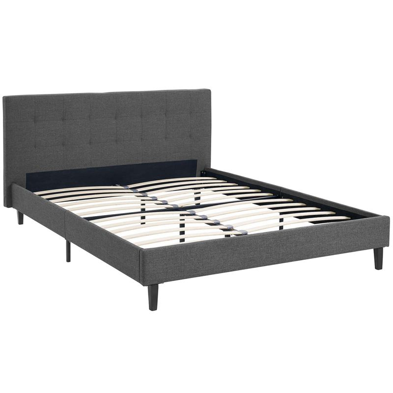 Modway Linnea Queen Fabric Bed - Grey