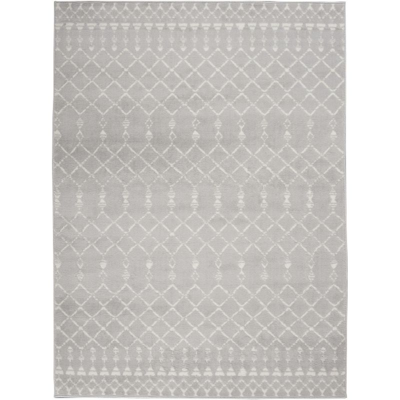 Nourison Whimsicle WHS02 Indoor only Area Rug - Grey 6' x 9'