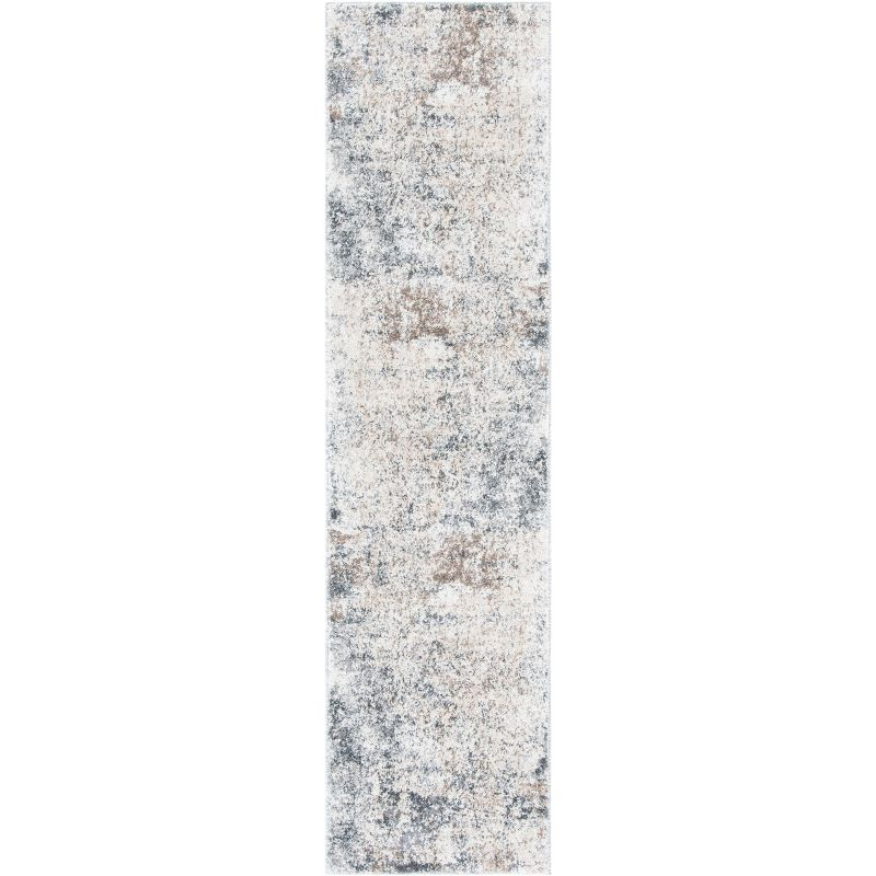 Aston ASN705 Power Loomed Indoor Runner Rug - Ivory/Grey - 2'x8' - Safavieh