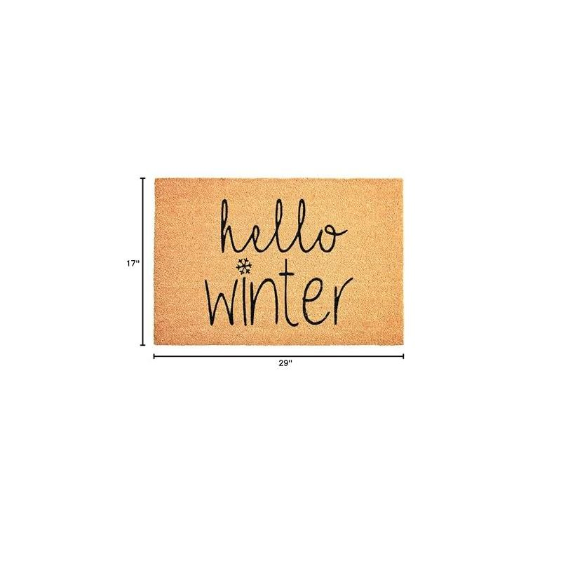 Calloway Mills Hello Winter Doormat (Multi, 17" x 29" x 0.60")