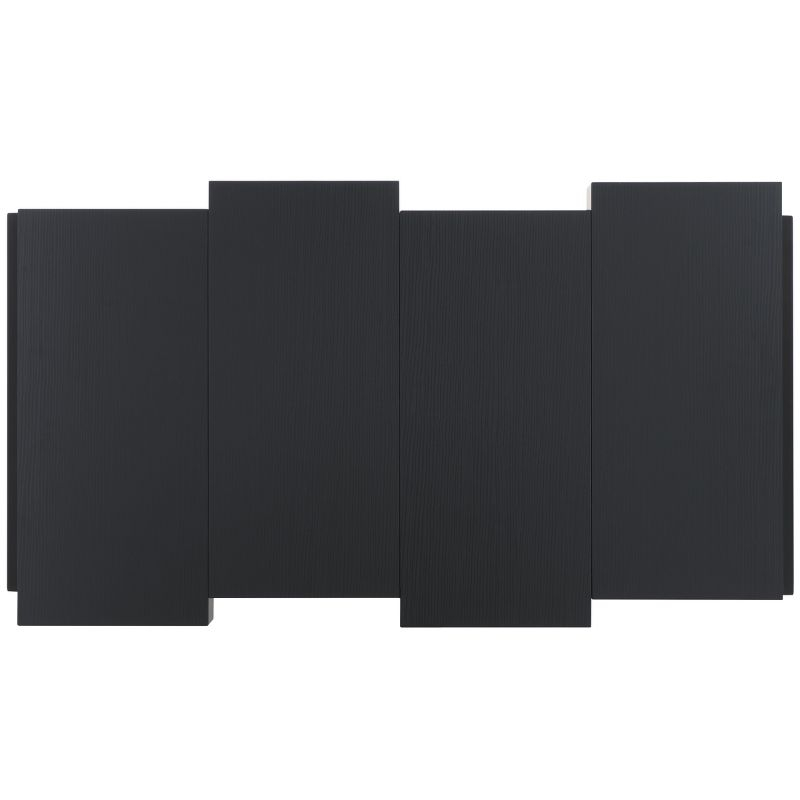 Alexander Coffee Table - Black Stripe/Black - Safavieh