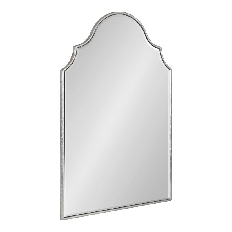 Kate and Laurel Leanna Framed Arch Wall Mirror, 20x30, Silver