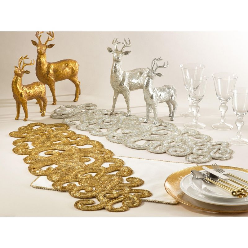 Mercer41 Pomerleau Solid Color Table Runner