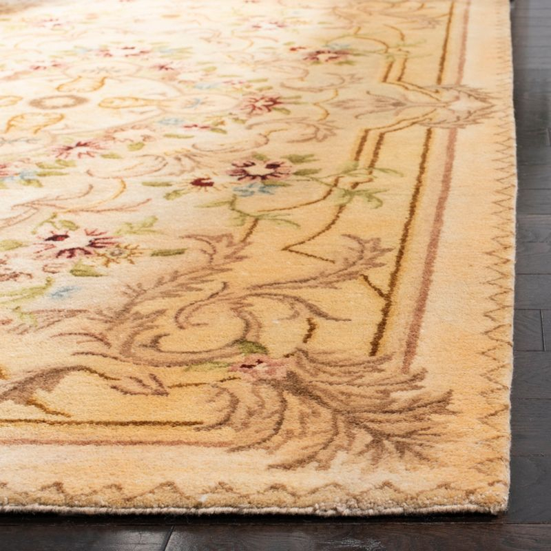 Empire EM823 Hand Tufted Indoor Area Rug - Beige/Light Gold - 6'x9' - Safavieh