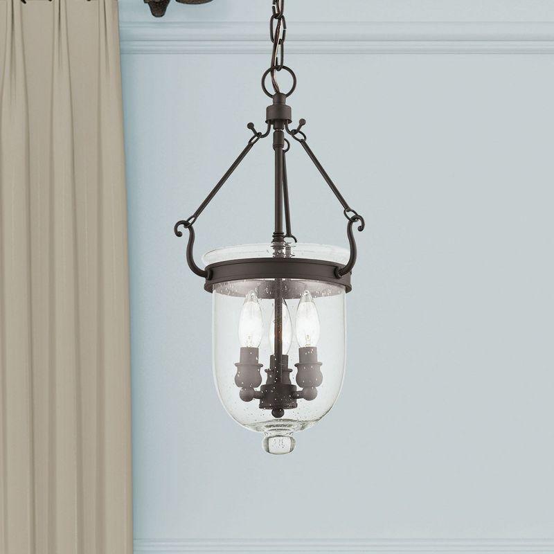 Livex Lighting Jefferson 3 - Light Chandelier in  Bronze