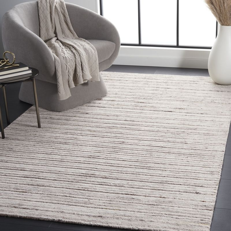 Elements ELM701 Hand Woven Area Rug - Beige - 4'x6' - Safavieh.