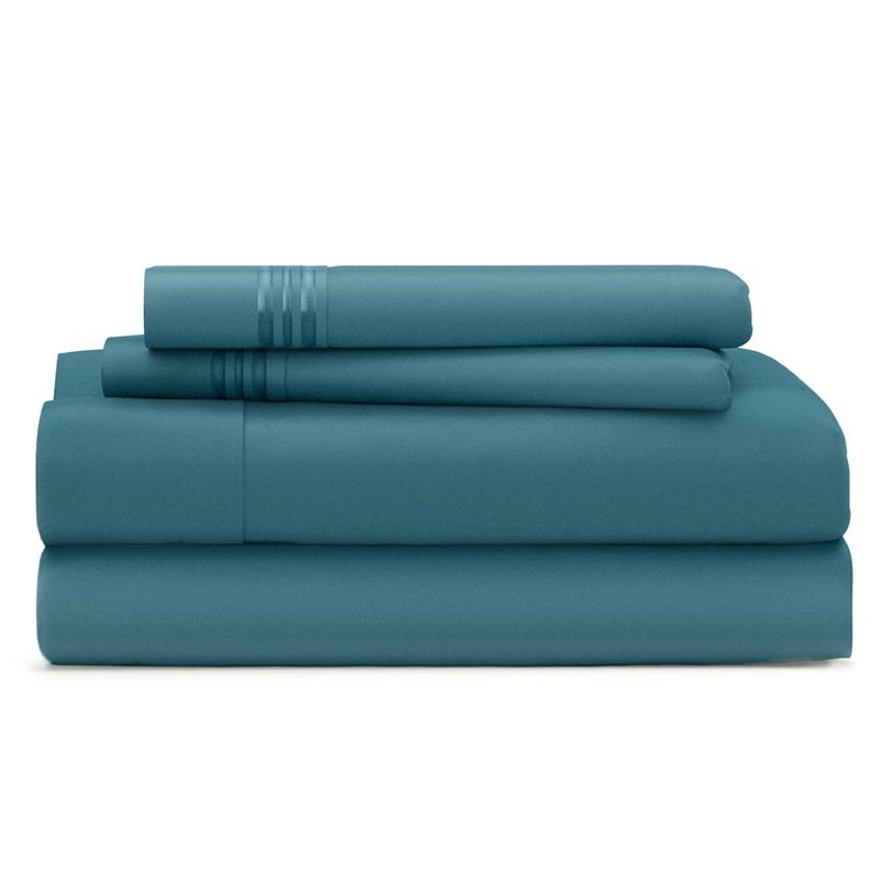 Cosy House Collection Everyday Bed Sheet Set - Dark Teal, Full