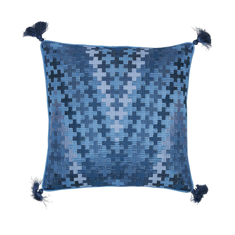 carol & frank Pepi Embroidered Throw Pillow