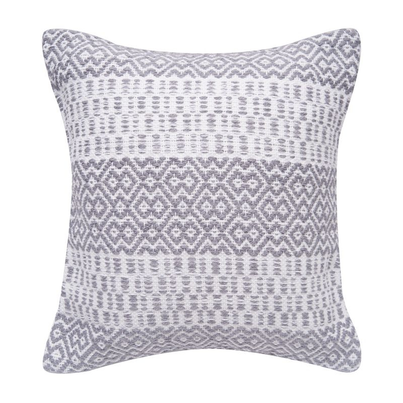 C&F Home Pim Diamond Stripe Aqua Pillow