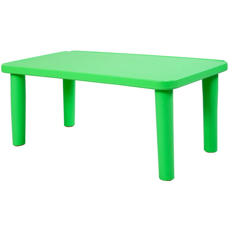 Costway Kids Portable Plastic Table Learn and Play Activity School Home Furniture Green
