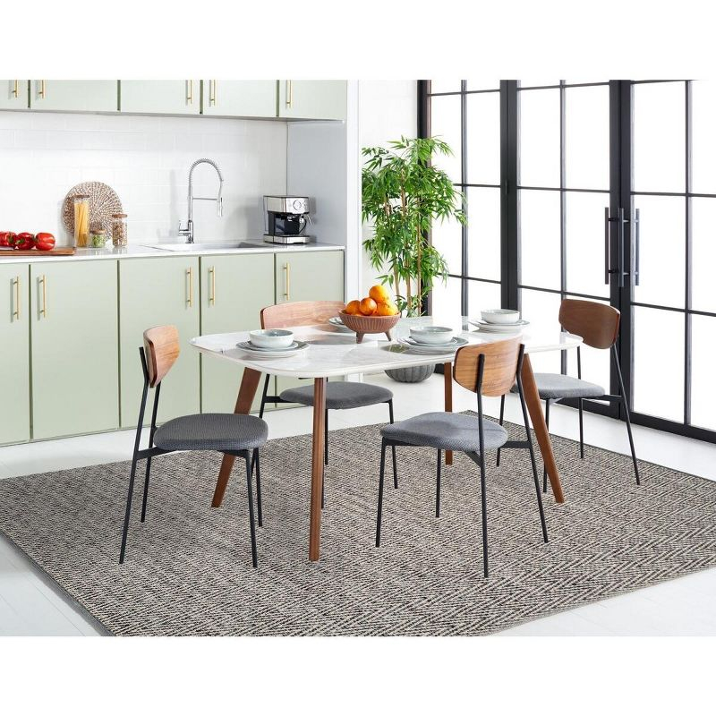 Montauk MTK411 Hand Woven Indoor Area Rug - Ivory/Dark Grey - 8'x10' - Safavieh.