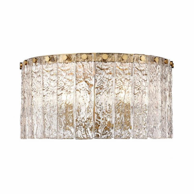 Z-Lite Glacier 5 - Light Flush Mount in  Modern Gold