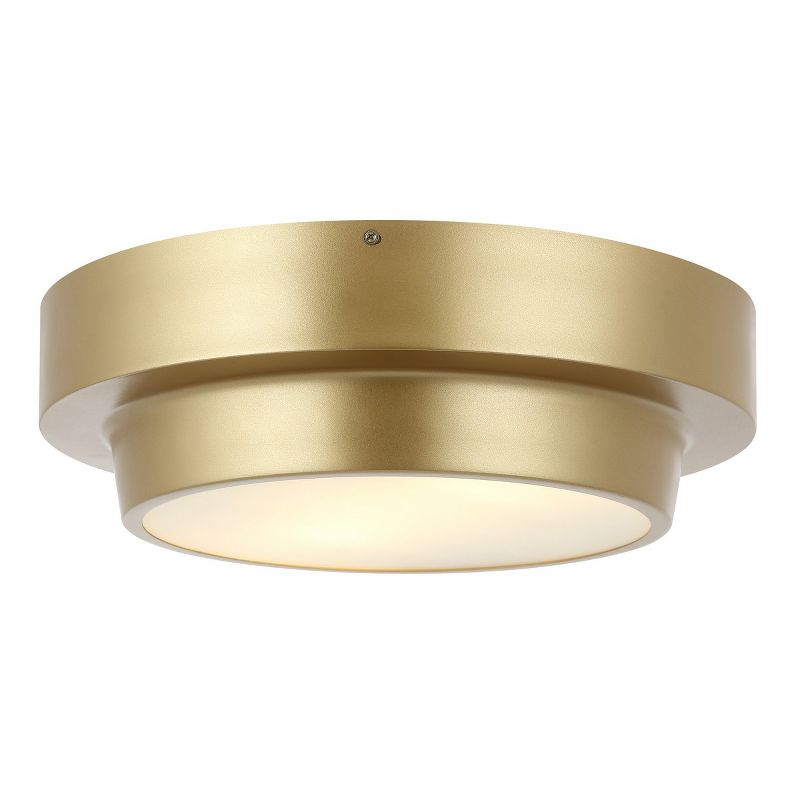 Laius 2 Light 16.5" Flush Mount - FLU4066 - Gold - Safavieh
